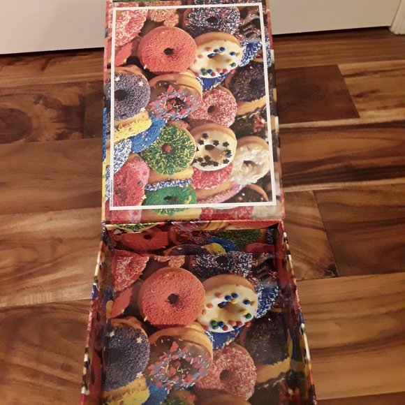 Keepsakes Sure-Lok1000 Piece Jigsaw Puzzle "Donut Party" in magnetic box. - Picture 2 of 6